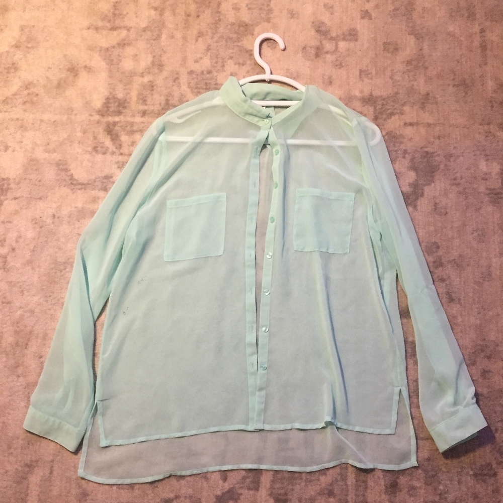 Sheer Button down